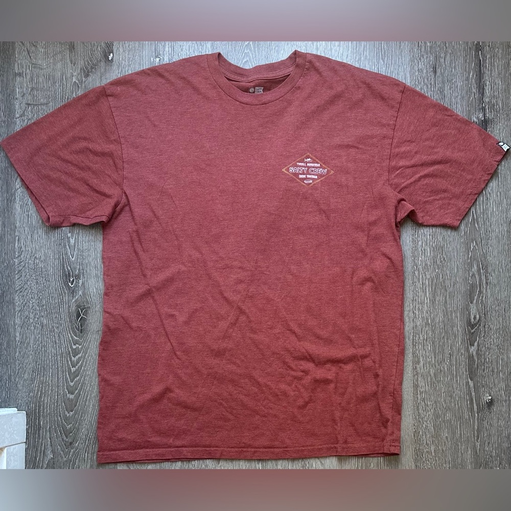 Salty Crew Graphic T-Shirt XL Thrill Seekers Risk Takers Short Sleeve Tee